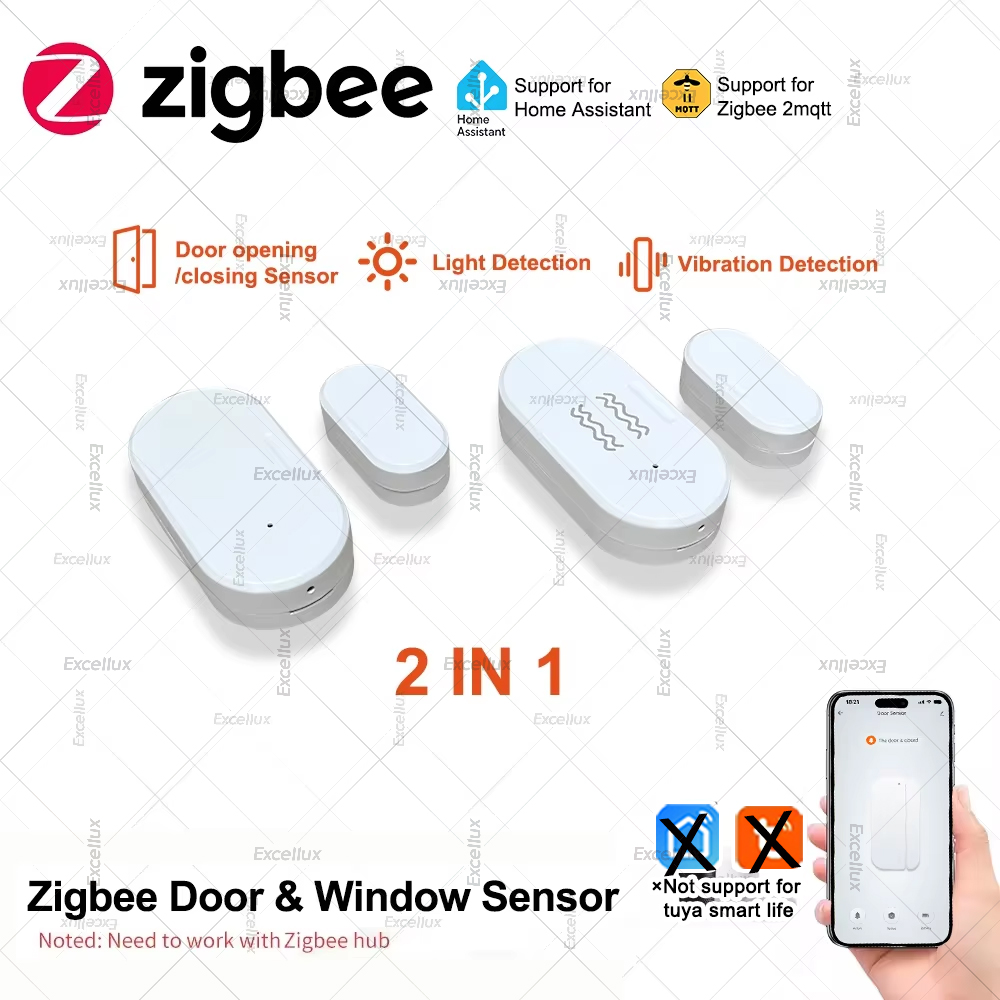 Smart Home Certification - زيجبي 3.0 مستشعر نافذة الباب مع