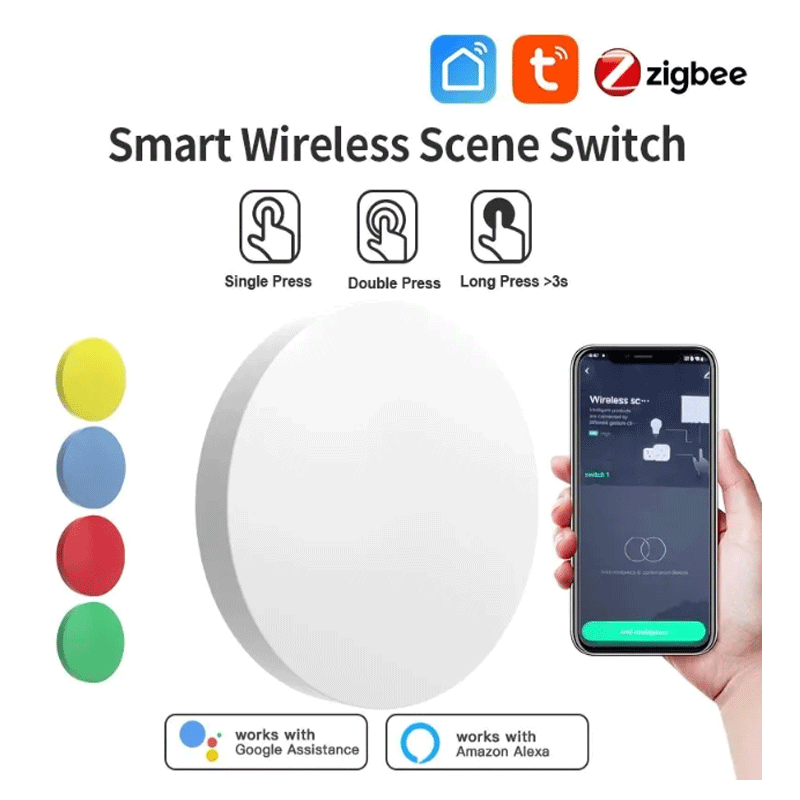 Smart Home Remote Control - زر ذكي لاسلكي من تويا زيجبي