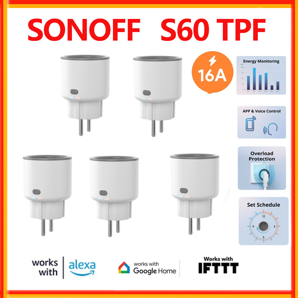 Smart Home Energy App - مقبس ذكي SONOFF S60 TPF مع