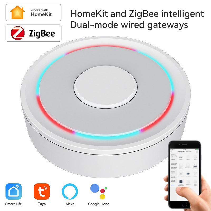 Smart Home Gira - Tuya ZigBee Smart Gateway Homekit السلكية