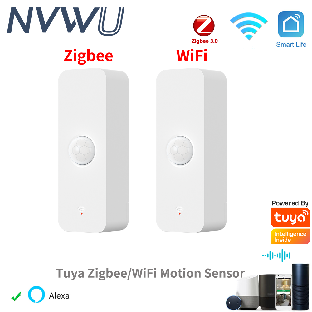 Tuya WiFi Zigbee PIR محس حركة  - مراجعة Smart Home Certification وسعره