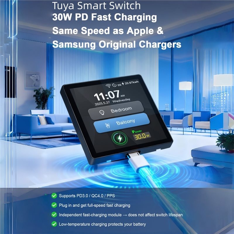 مجموعة بالجملة: مفتاح ذكي بشاش - مراجعة Smart Home Remote Control وسعره