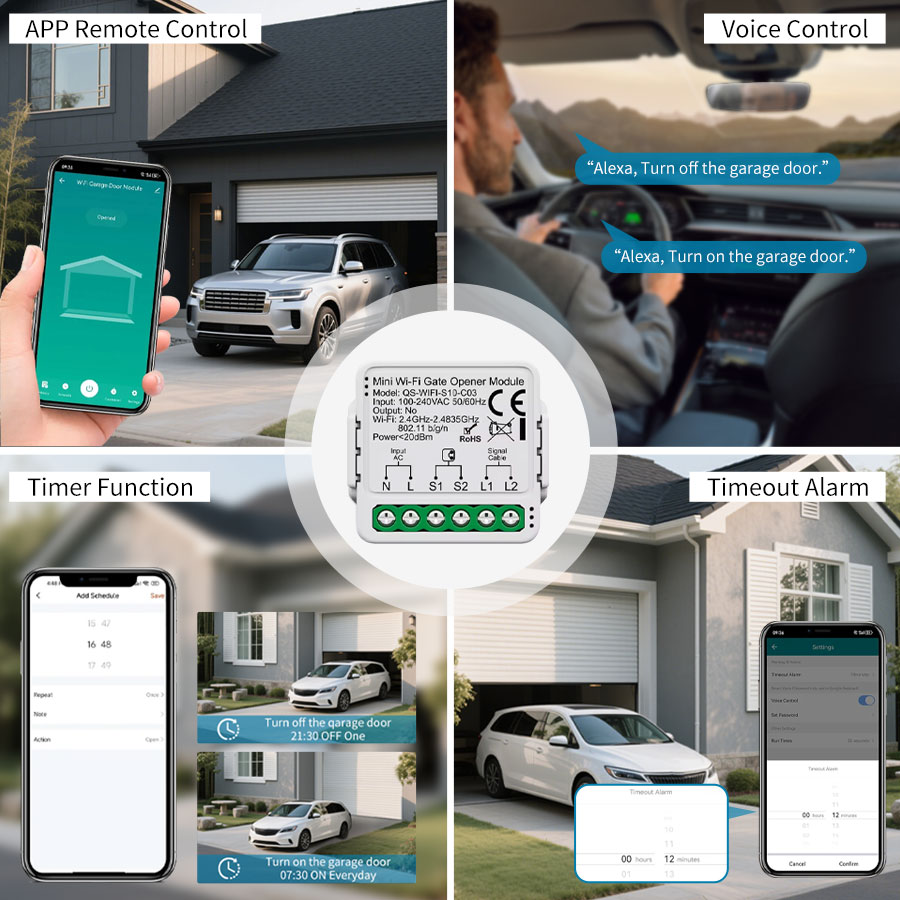 وحدة تحكم ذكية لفتح باب المرآب - مراجعة Smart Home Certification وسعره