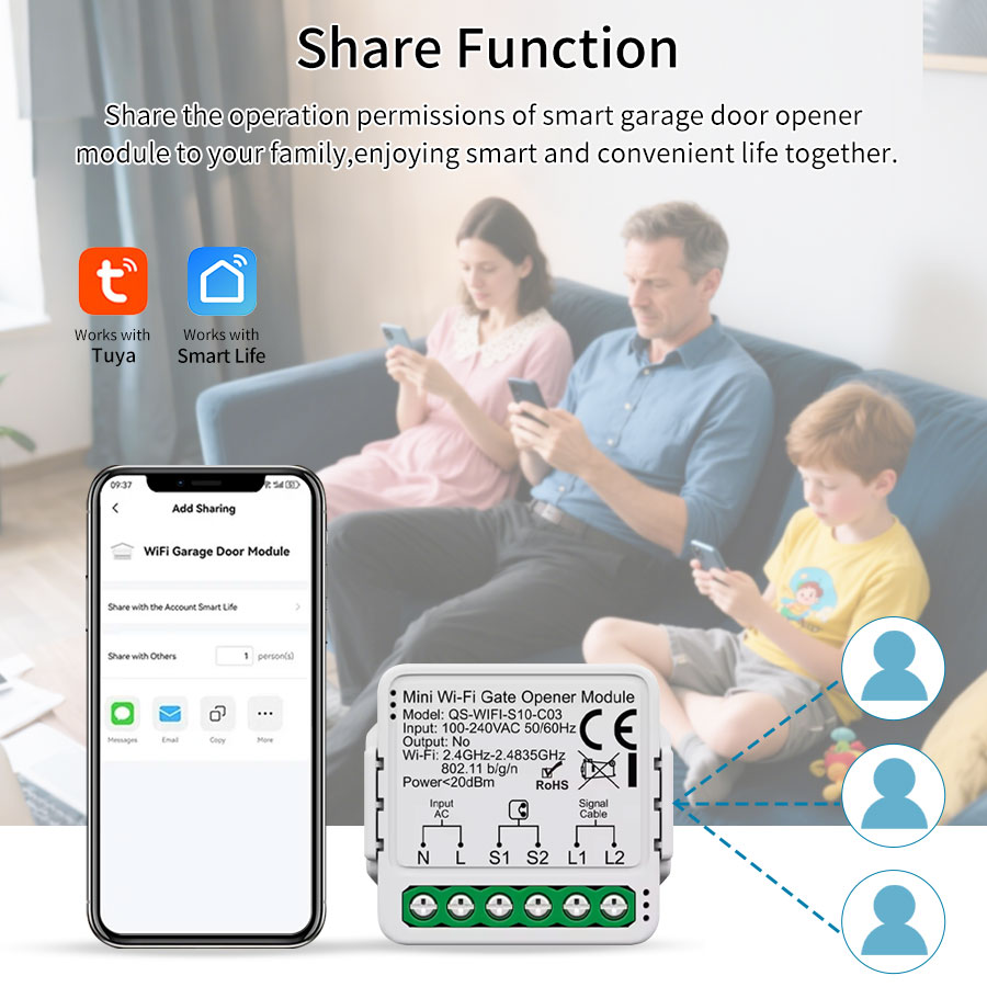 وحدة تحكم ذكية لفتح باب المرآب - مراجعة Smart Home Certification وسعره