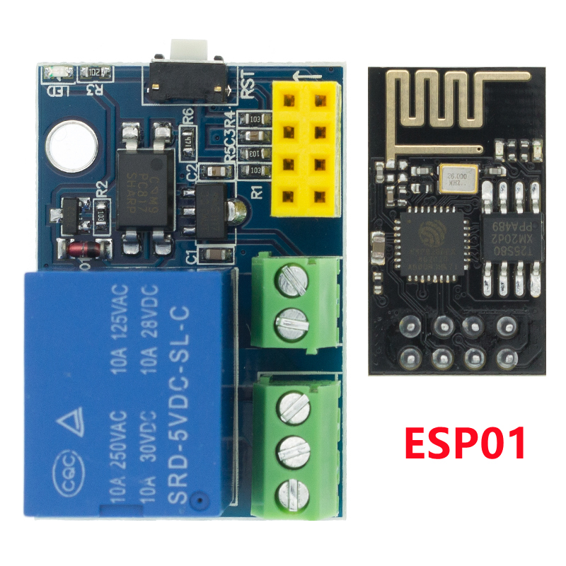 ESP8266 ESP-01 ESP-01S 5 فولت  - مراجعة Smart Home Esp8266 وسعره