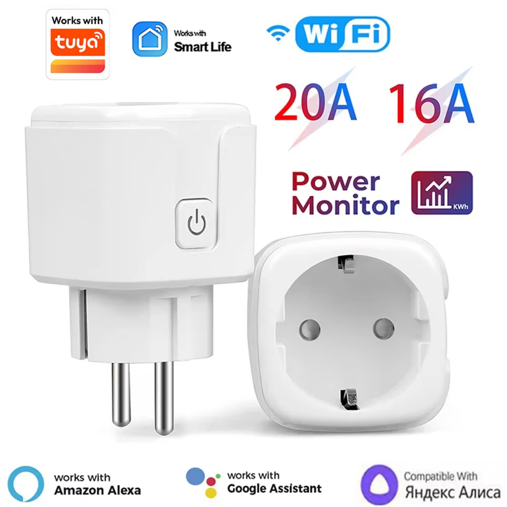 مقبس ذكي أوروبي 20 أمبير يعمل  - مراجعة Smart Home Energy App وسعره