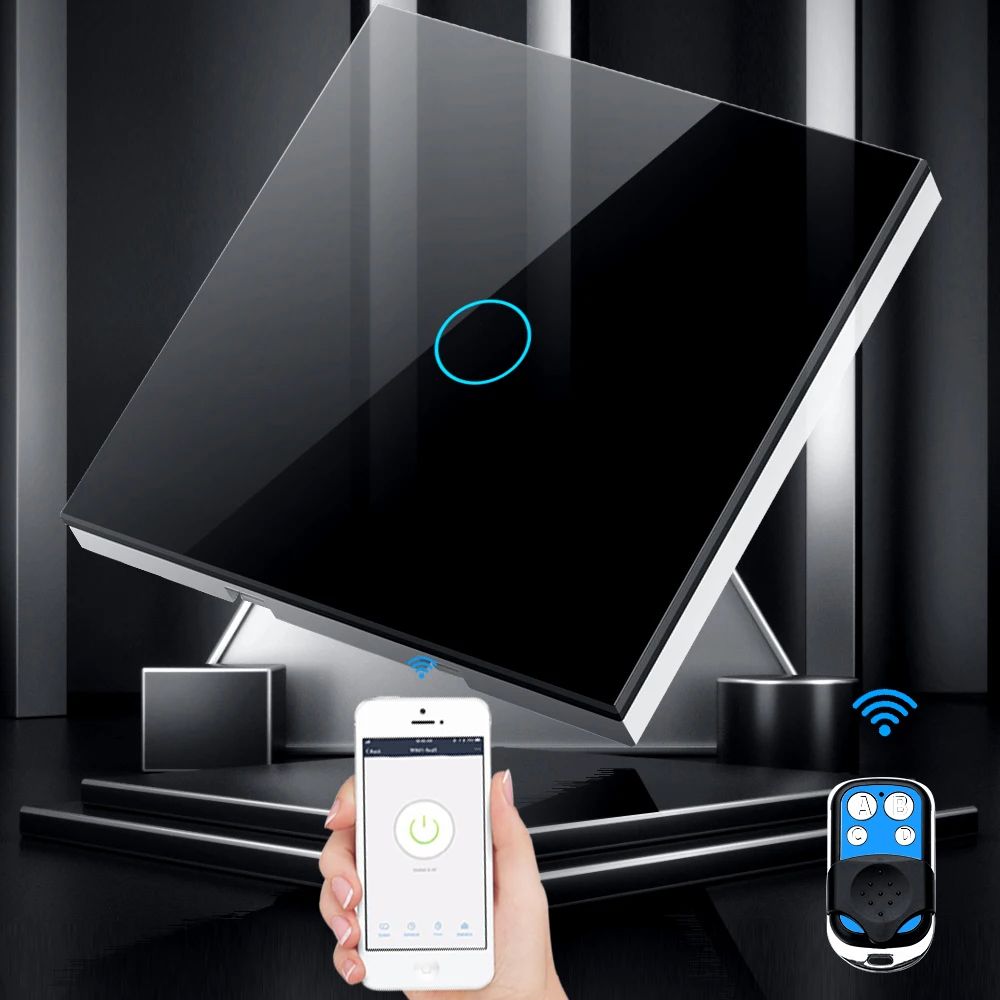 Tuya EU WiFi + RF433 مفتاح الت - مراجعة Smart Home Remote Control وسعره